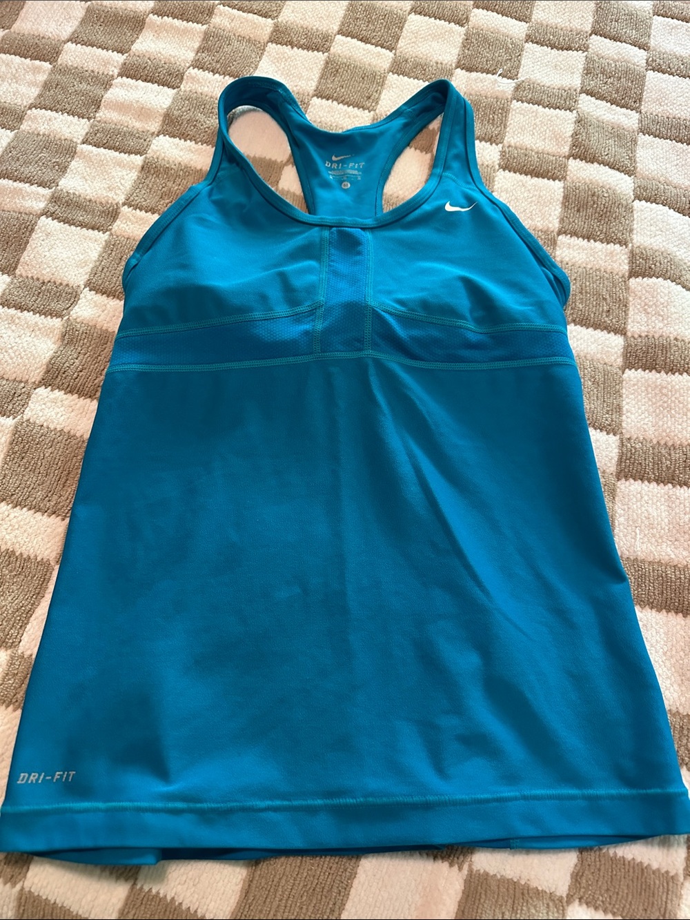 Nike Women's Dri-FIT Teal Racerback Workout Tank